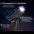 Outdoor IP65 Waterproof Super Bright usb Rechargeable Bike Rear Light Bicycle Tail light